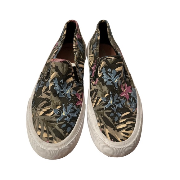 Mossimo Supply Co Floral Flats Slip Ons Size 9 - Picture 1 of 7